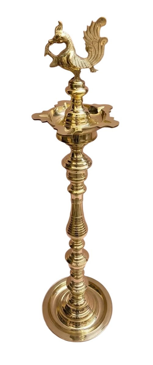46 Inch pure brass Kuthu Vilakku (Annam)