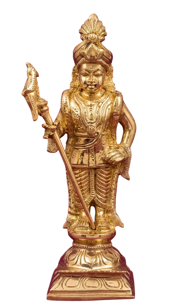 Murugan Idol - 7"H x 1.5"B Inches